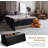 Falan Faux Leather Ottoman-1722259825