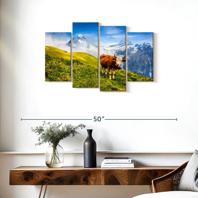 Vache Brampt des Alpes bernoises, H 22 po x l 36 po
