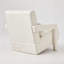 Fauteuil d'appoint en tissu de lin