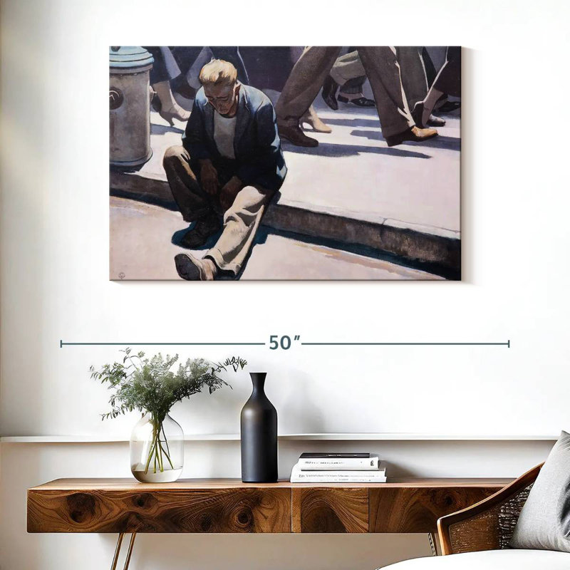 Leisha Forgotten Man, 26" H x 39" W
