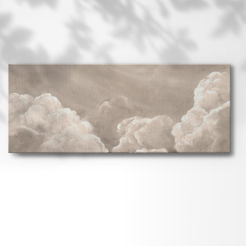 " Painted Clouds Ii ", 8" H x 20" W x 1.5" D
