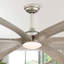 Ventilateur de plafond 72 po à 72 vitesses avec lumières à DEL à intensité variable et télécommande-175196998