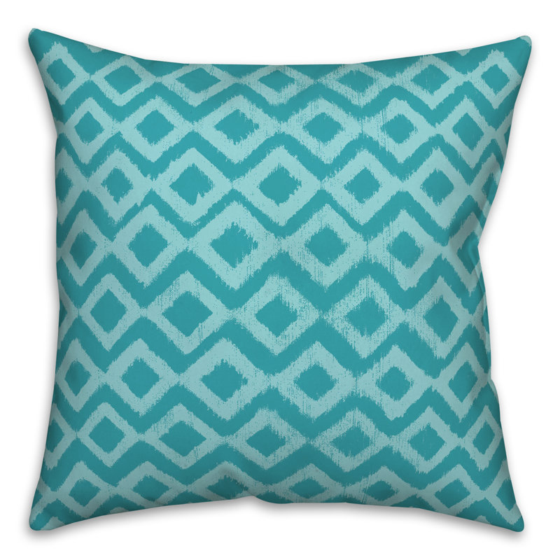 Geometric Outdoor Reversible Throw Pillow