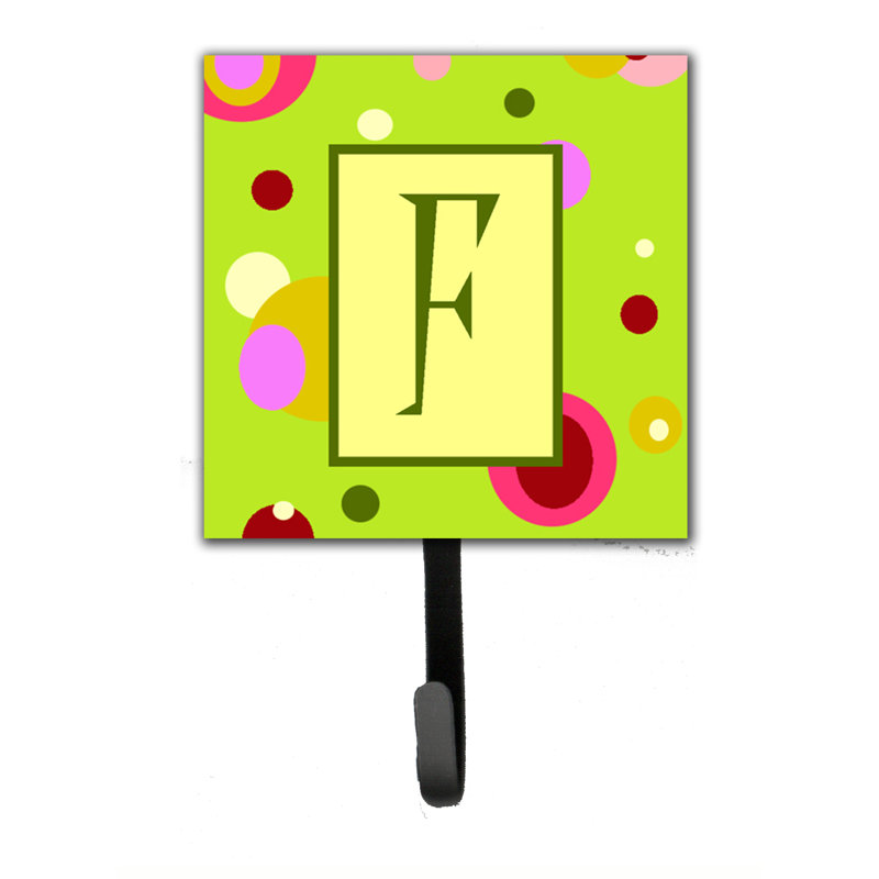Crochet mural monogramme, F