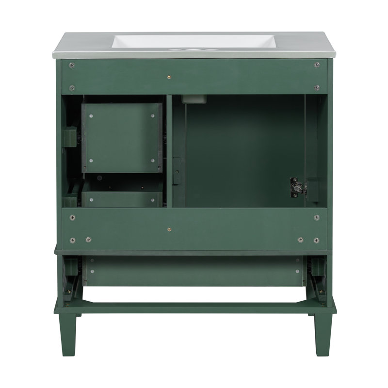 Ensemble de meuble-lavabo moderne 30 po avec lavabo 30 po, Île Seymour Nord, Galapagos