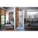 Unidoor 26" W x 72" H Hinged Frameless Shower Door with ClearMax™ Technology