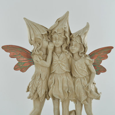 Ron Fairies Weather Resistant Resin Garden Statue