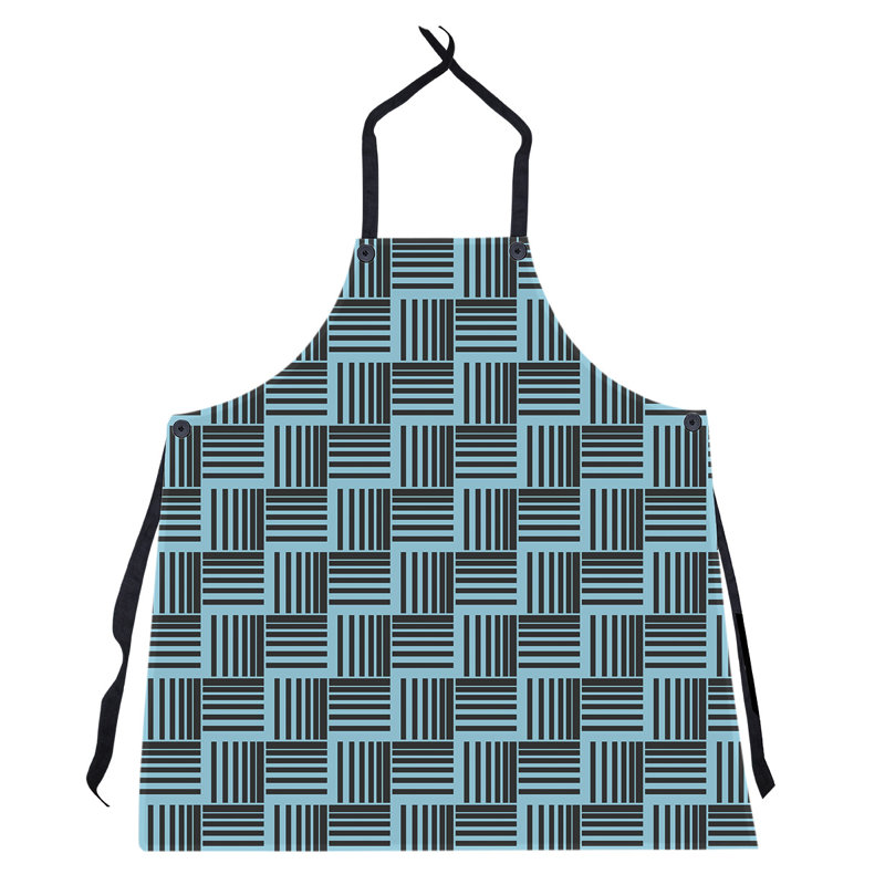 Jaya Bib Apron, Dark Teal/Black
