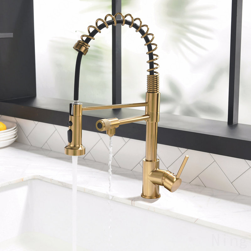 Robinet rétractable d'évier de cuisine, robinet d'eau de cuisine