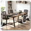 Bureau d'ordinateur style industriel