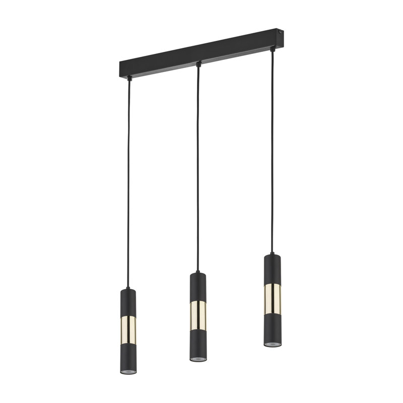 Aniecia 3 - Light Stainless Steel Kitchen Island Pendant