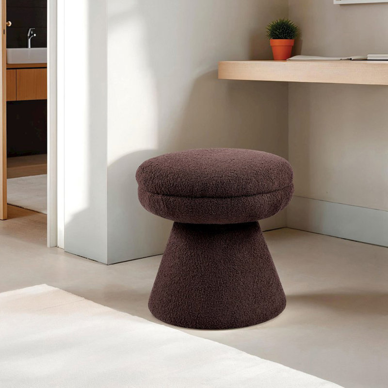 Tabouret l 18 po, brun, Marron foncé