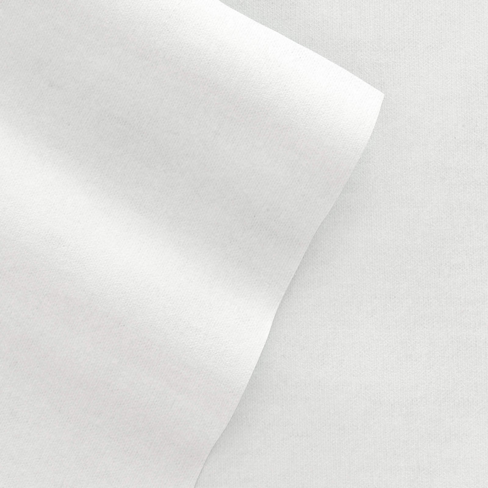 Rience Cotton Flannel Sheet Set, White, Full