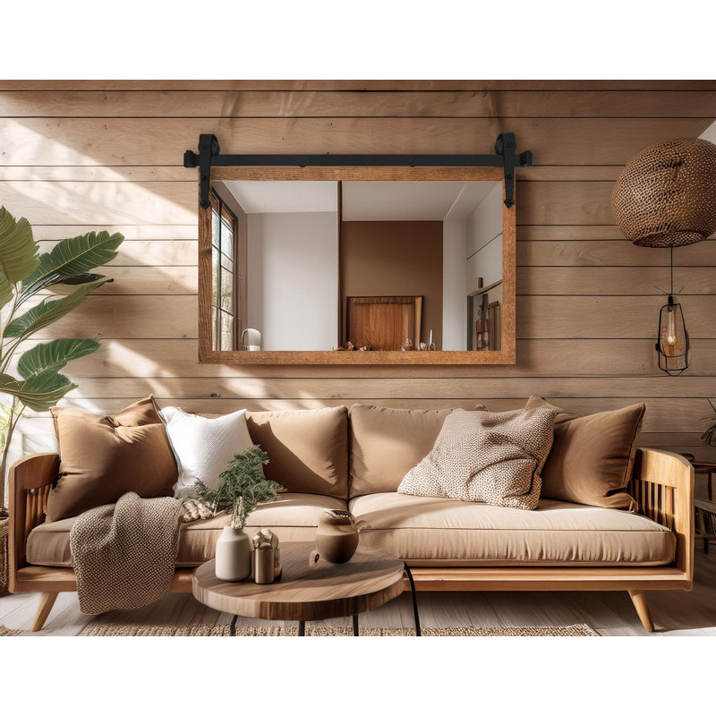 Miroir Gracie Oaks, 33 po x 42 po, Miel