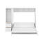 Grand lit escamotable avec placard et tiroirs-1858992099