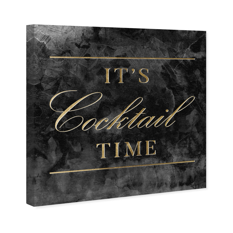 «Cocktail Time», impression sur toile tendue, H 20 po x l 20 po x P 0,8 po