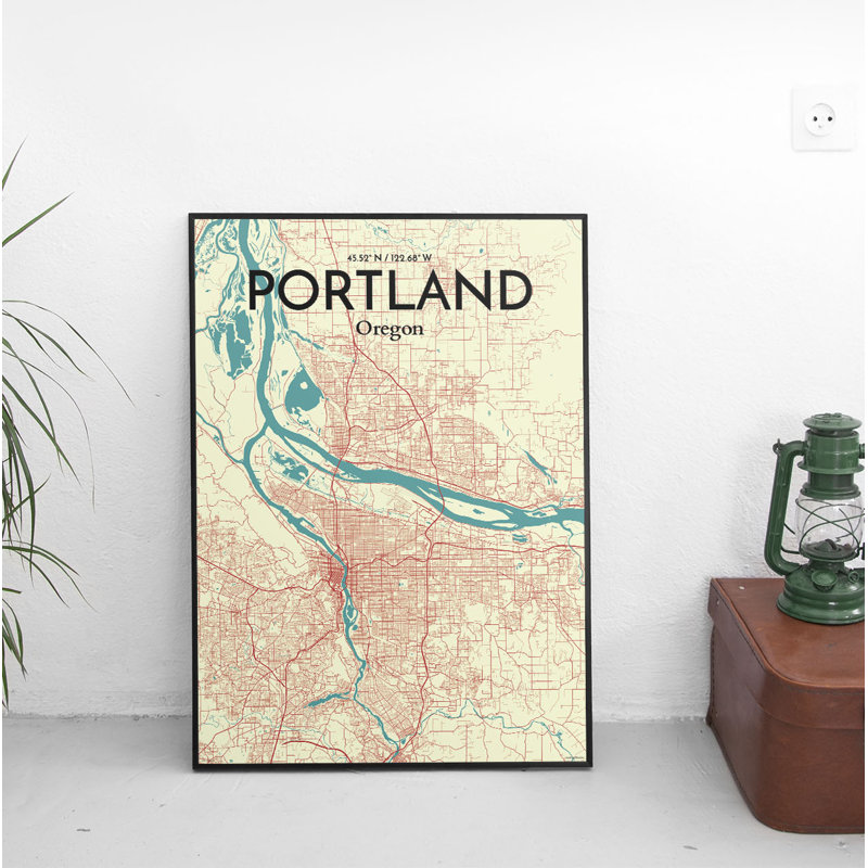 Portland 1 Piece Wall Art, 61cm H x 45.7cm W x 0.1cm D