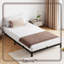 Structure de lit simple de 8 pouces, base de matelas de lit plateforme simple en métal à profil bas