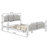 Upholstered Platform Bed with Headboard-367870348-367493767