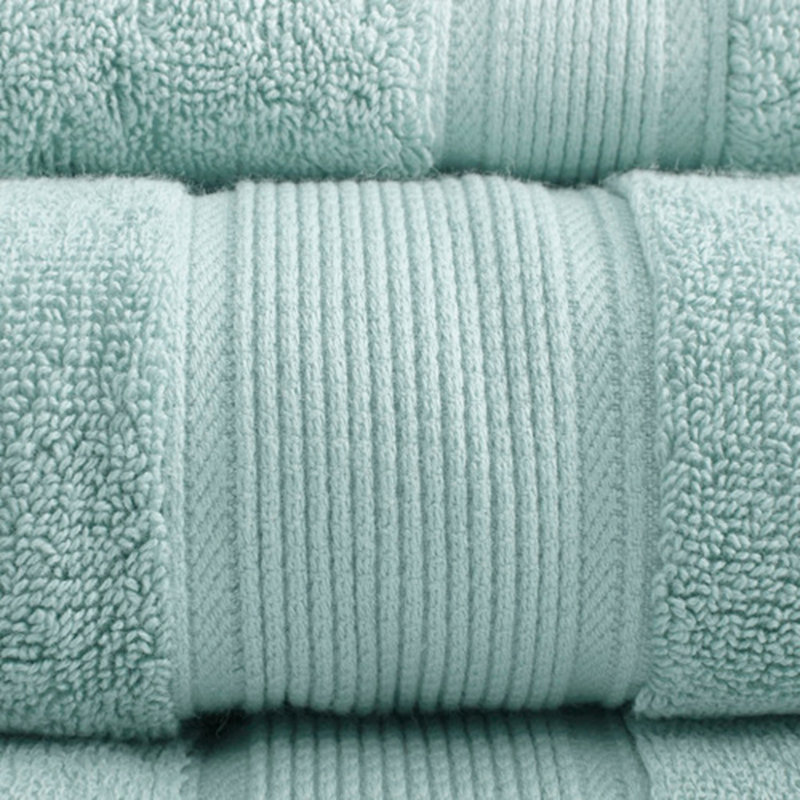 100% Cotton 8 Piece Antimicrobial Towel Set, Seafoam