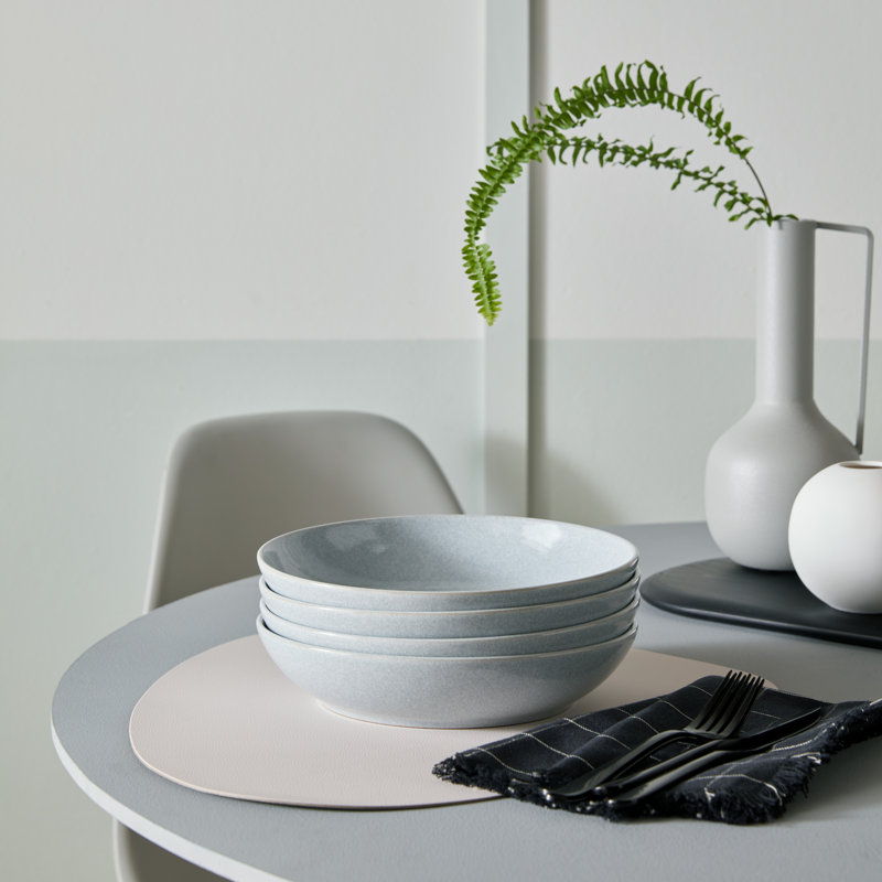 Denby Pasta Bowls, Dove Grey