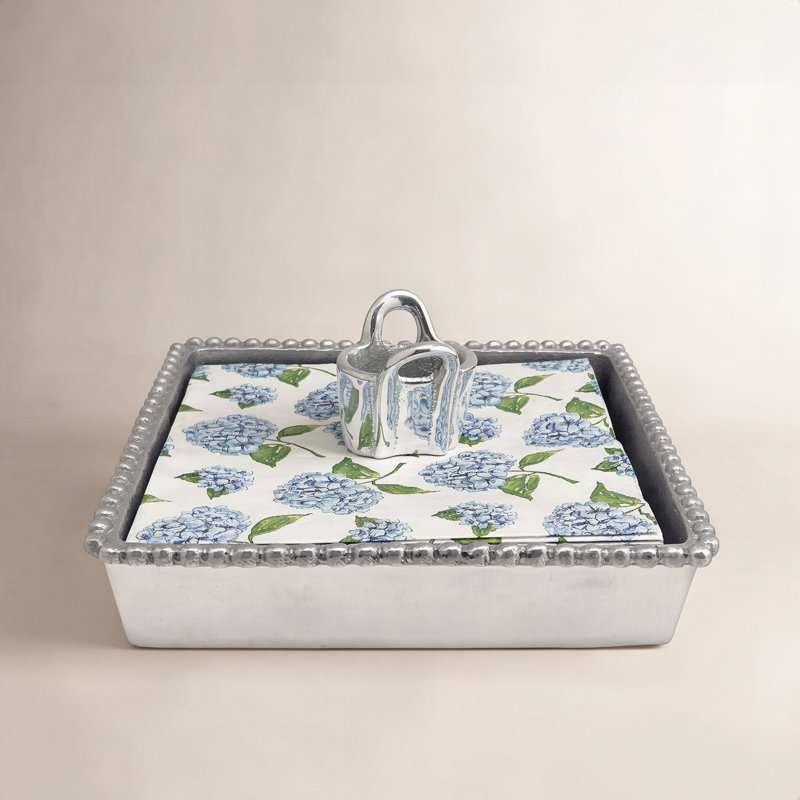 Tote Bag Beaded Napkin Holder Set