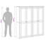 Wardrobe PANAMA Honey Solid Pine Wood Bedroom Closet Freestanding Wooden
