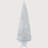Artificial Pencil Christmas Tree, Slim Xmas Tree With 390 Realistic Branch Tips And Plastic Stand, White-1126632855
