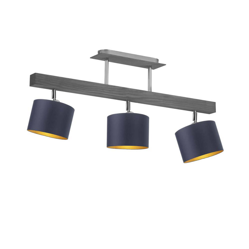 Fionn 3 - Light Kitchen Island Pendant, Navy, Grey