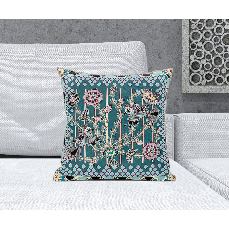 Coussin 18 po x 18 po, Vert foncé