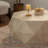 Modern Farmhouse Coffee Table, Drum Coffee Table, Natural Retro Style Coffee Table