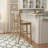 Fairbairn X Back Stool with Sold Wood Frame-1126647771-1145473652