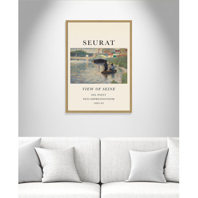 View Of Seine by Georges Seurat