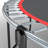 YC 12FT Trampoline Pumpkin- Ladder-Black Red