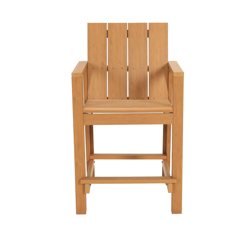Lareau - Chaise à hauteur de comptoir - Teck