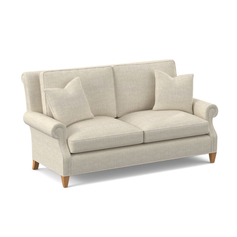 Library Sofa, Amber, Elise Harbor 100% Polyester
