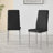 Scottsmoor Modern High Gloss Halo Dining Table Set with x4 Luxury Faux Leather Dining Chairs-508248208-508248234