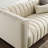 Reflection Channel Tufted Upholstered Fabric Sofa-917991931