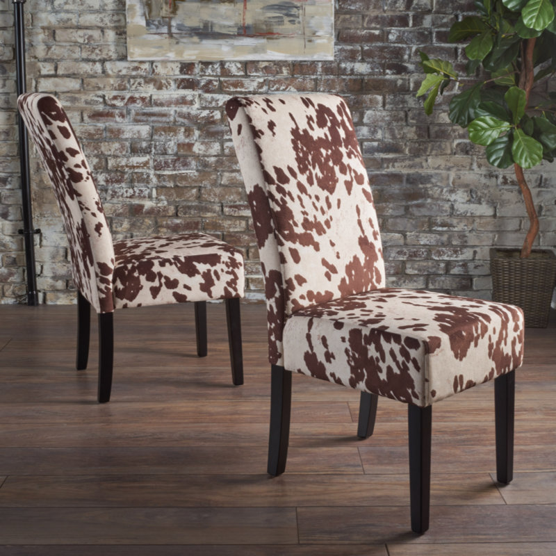 Chaise de salle à manger Homan, Beige / brun, 2