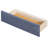 L-Shaped Upholstered Platform Bed With Trundle And Two Drawers Linked With Built-In Desk