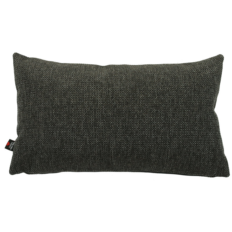 Amher Rectangular Cushion, Black