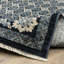 Tapis bleu foncé / ivoire Edner-702370476