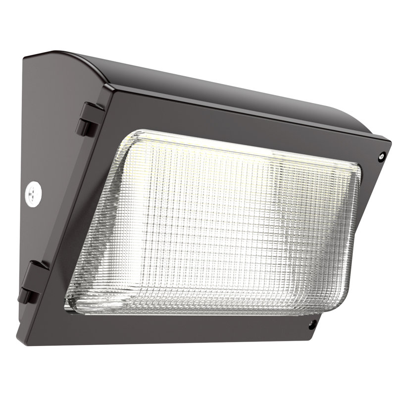 Ensemble de luminaires muraux à DEL 120 W avec crépuscule à l'aube, photocellule et lentille en verre