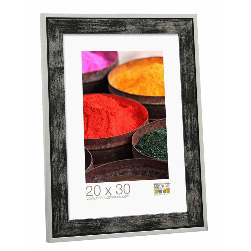 Wood Matte Picture Frame, Black, 15.75" x 23.62"
