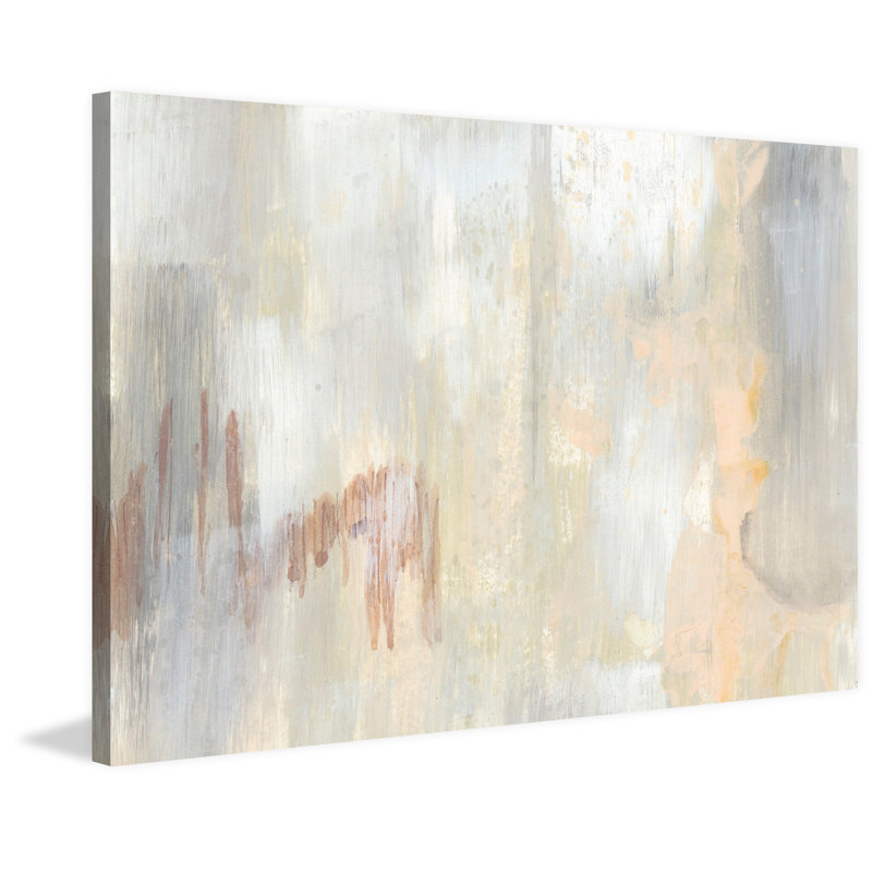Barely Blush I - Wrapped Canvas Painting, 30 cm H x 46 cm W x 4 cm D