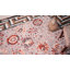 Tapis floral gris-797320971
