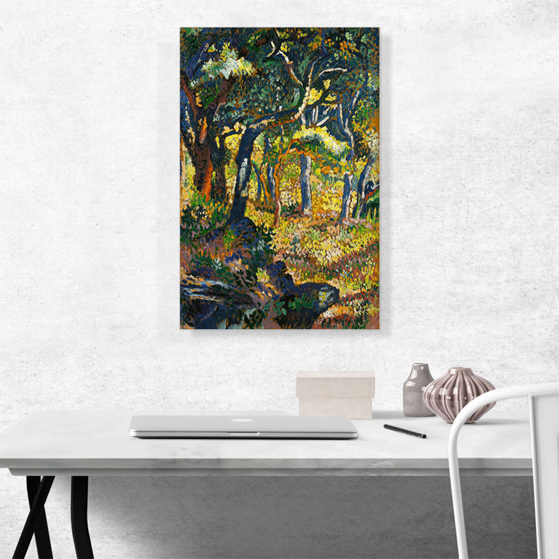 Clairière en Provence - impression, H 26 po x l 18 po x P 1,5 po
