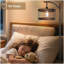 Lampe sur pied à arc avec télécommande et ampoule DEL à intensité variable