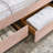 Daybed with Two Drawers Upholstered Tufted Sofa Bed, Boucle Fabric-1453862922-1453862923
