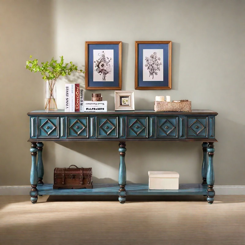 Console American Retro, Bleu